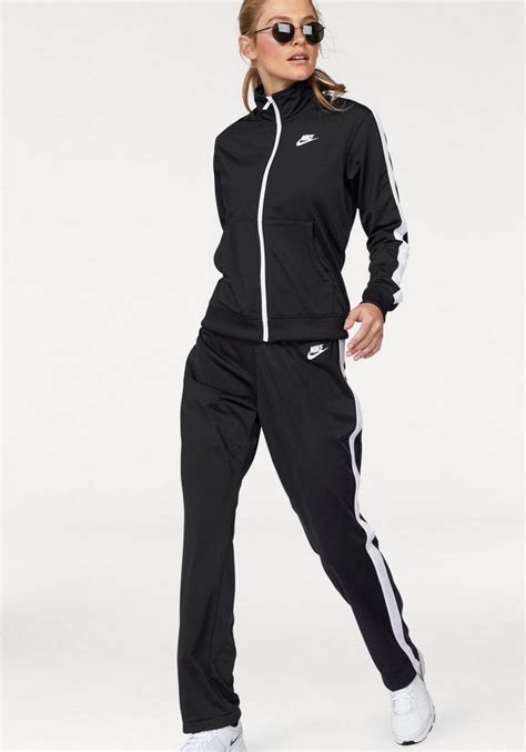 nike trainingsanzug damen schwarz|nike jogginganzug damen.